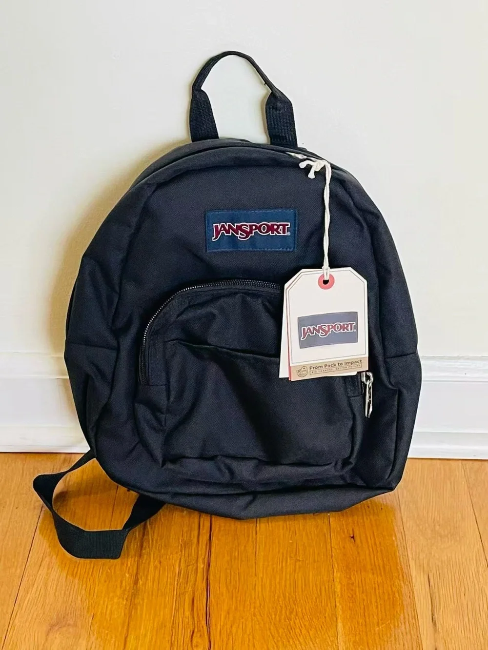 (NEW) Jansport Black Everyday Mini Backpack